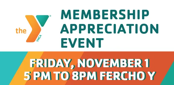 information on YMCA membership appreciation event