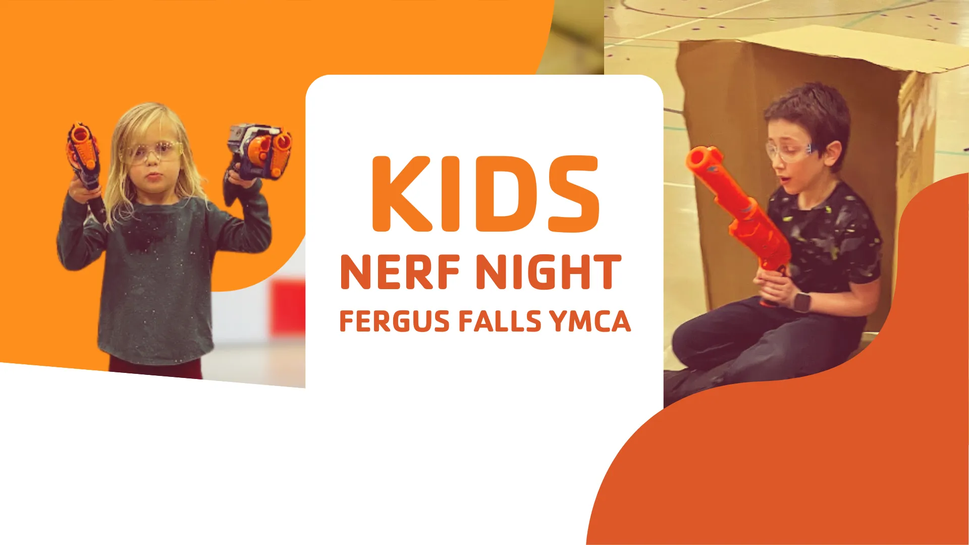 Kids get serious at Kids Nerf Night